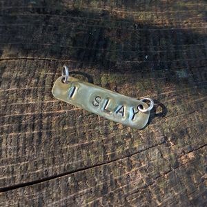 🔴3/$10 SALE ✨"I Slay" Handmade Necklace Bar✨